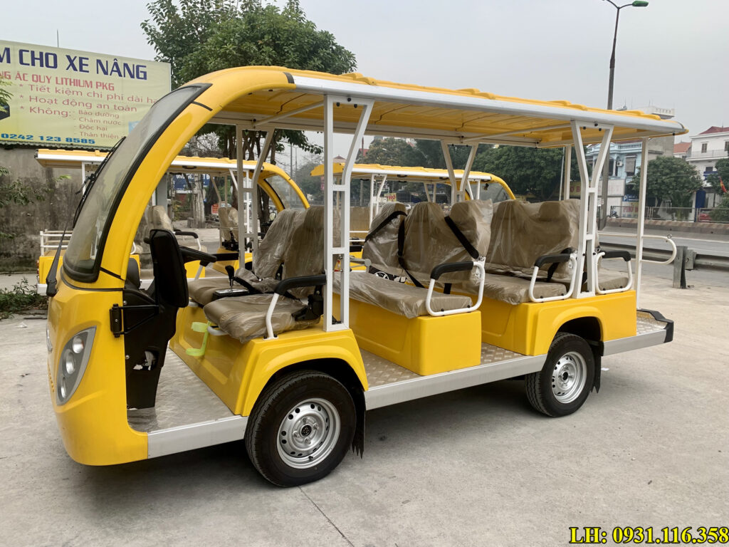 Xe điện chở khách tham quan du lịch 11 chỗ zycar