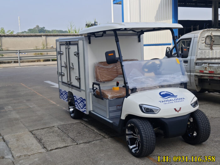 xe điện chở hàng thùng kín giá rẻ
