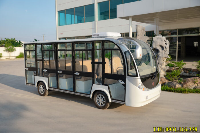 Xe điện chở khách du lịch 14 chỗ cabin kín