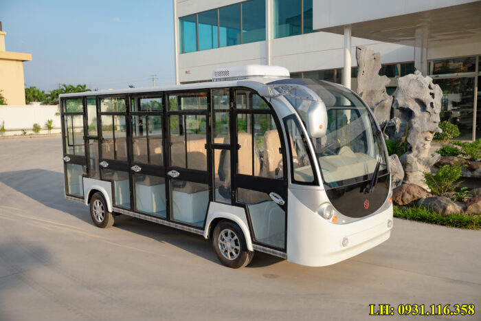 xe điện du lịch 14 chỗ cabin kín