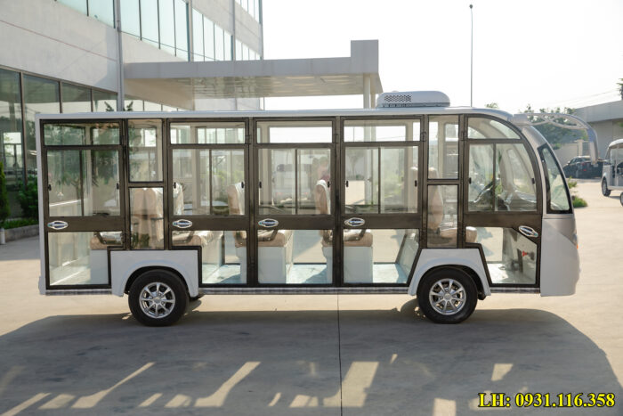 xe điện du lịch 14 chỗ cabin kín