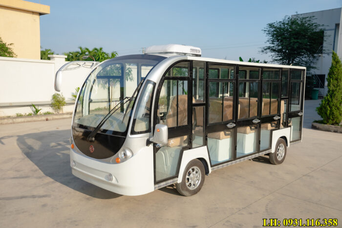 xe điện 14 chỗ cabin kín